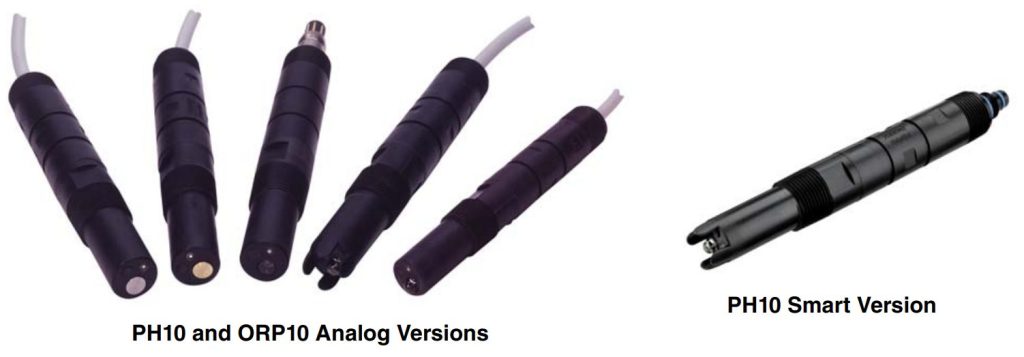 DolpHin® Series Models PH10 and ORP10 Analog and Smart Electrochemical Sensors and Accessories for pH and ORP Measurements
